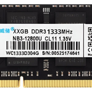 Ram memory Wicgtyp 4gb Ddr3 Sodimm 1333 Mhz Notebook