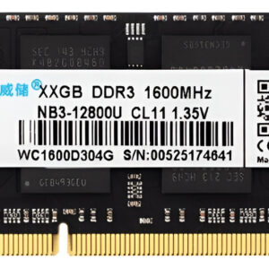 Ram memory Wicgtyp 4gb Ddr3 Sodimm 1600 Mhz Notebook